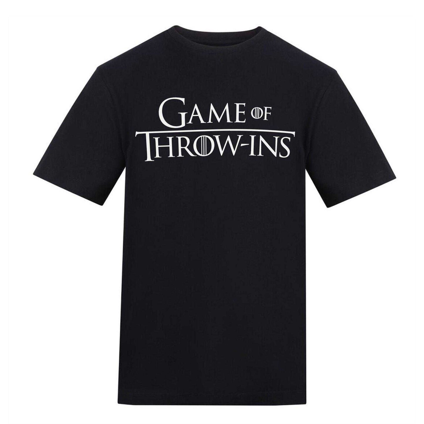 Black - Front - AWD Unisex Adult Game Of Throw Ins T-Shirt