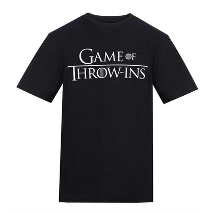 Black - Front - AWD Unisex Adult Game Of Throw Ins T-Shirt