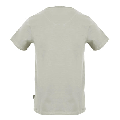 Grey - Back - Aquascutum Mens Logo Cotton T-Shirt