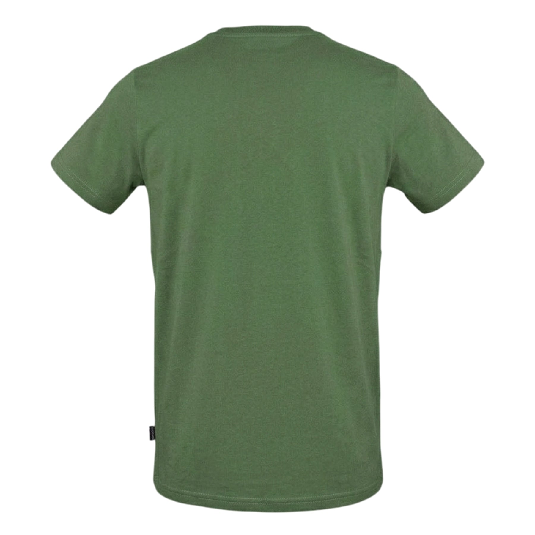 Military Green - Back - Aquascutum Unisex Adult 1851 Logo Cotton T-Shirt