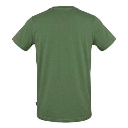 Military Green - Back - Aquascutum Unisex Adult 1851 Logo Cotton T-Shirt