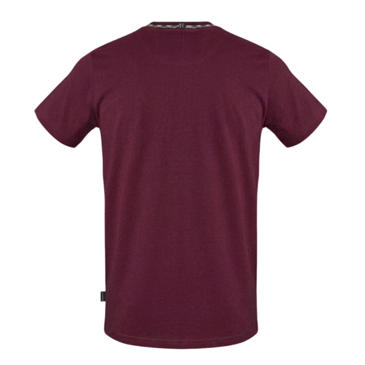 Red - Back - Aquascutum Unisex Adult 1851 Logo Cotton T-Shirt