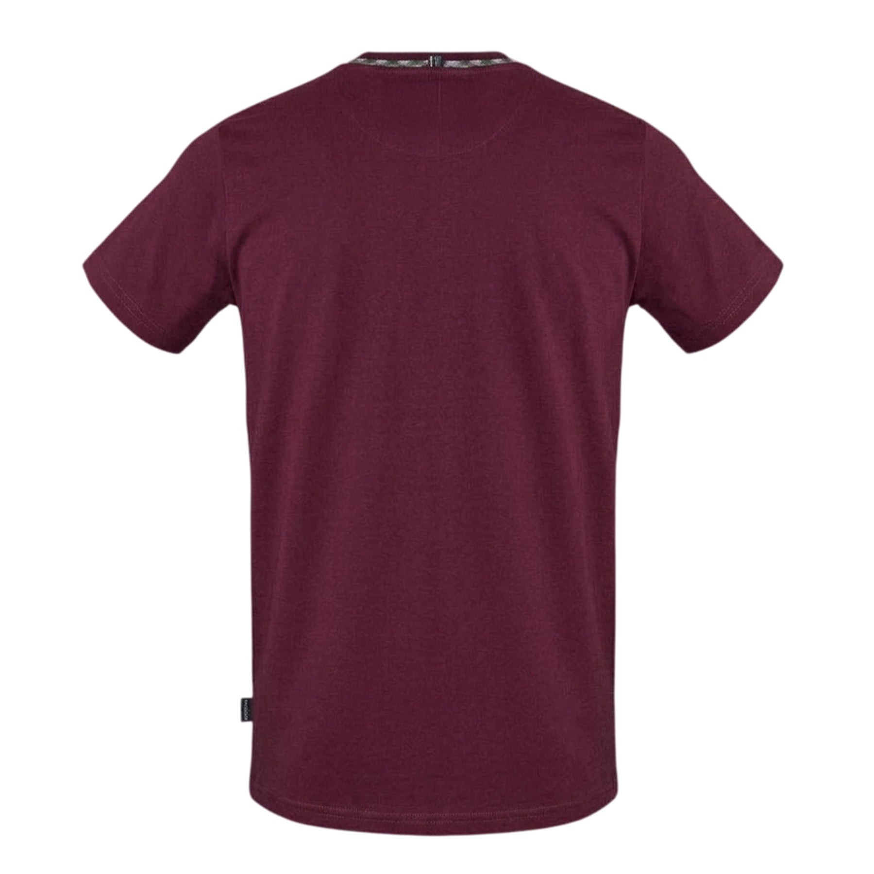 Red - Back - Aquascutum Unisex Adult 1851 Logo Cotton T-Shirt
