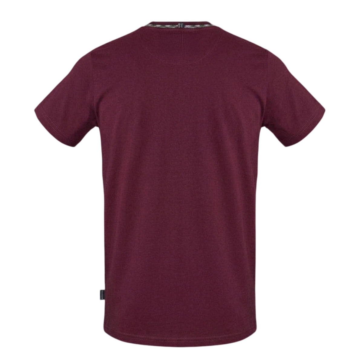 Red - Back - Aquascutum Unisex Adult 1851 Logo Cotton T-Shirt