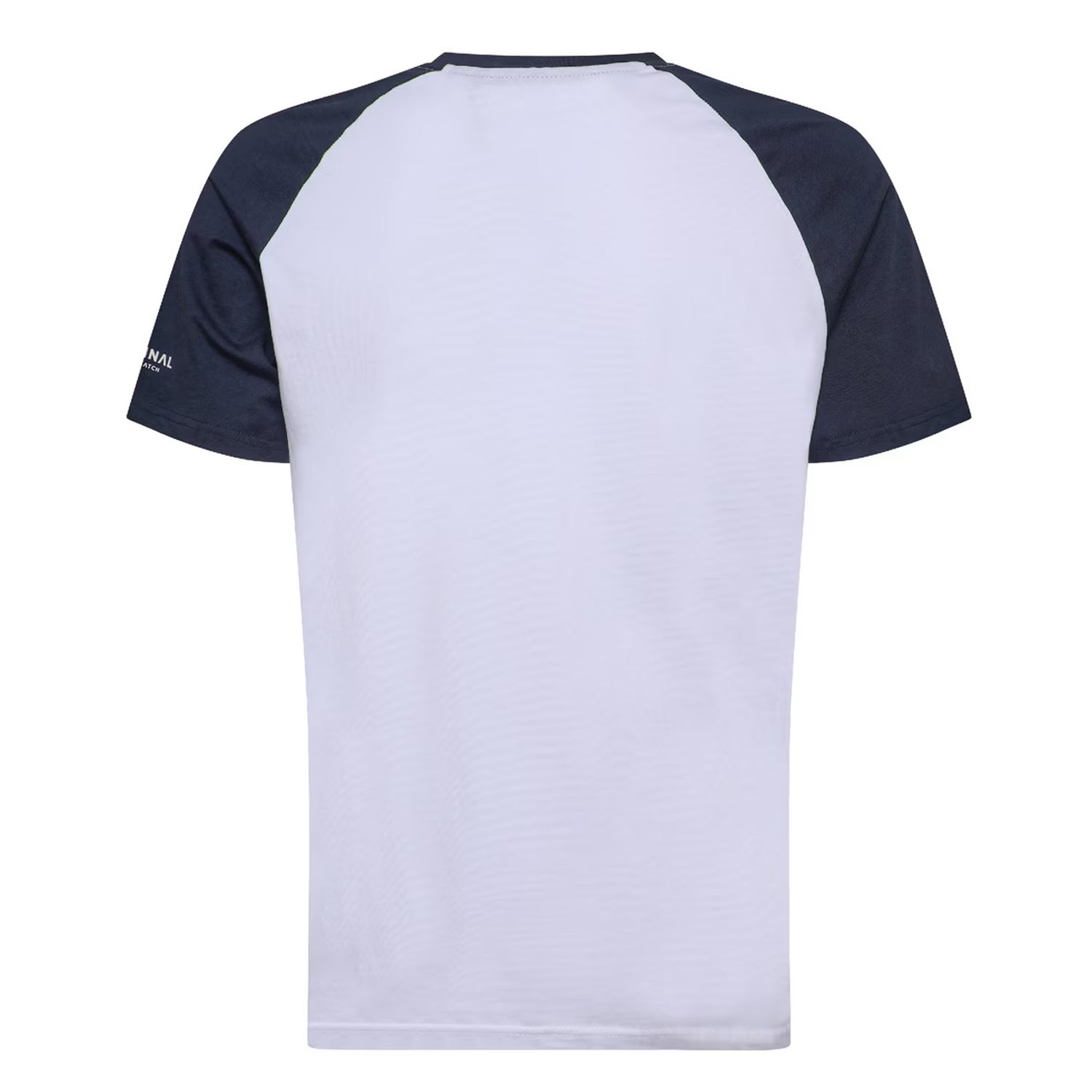 Navy - Back - Crosshatch Mens Bretsby Logo Cotton T-Shirt