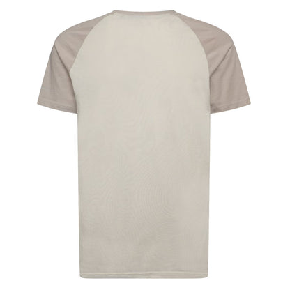 Neutral - Back - Crosshatch Mens Bretsby Logo Cotton T-Shirt