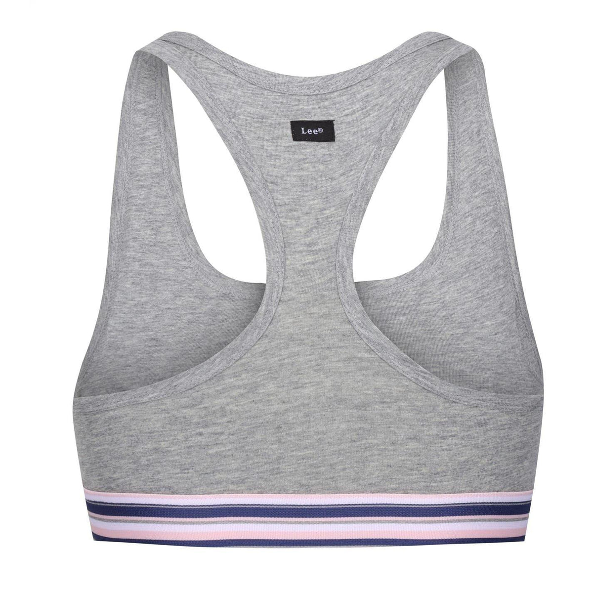 Grey Marl - Back - Lee Womens-Ladies Zelia Slim Sports Bra