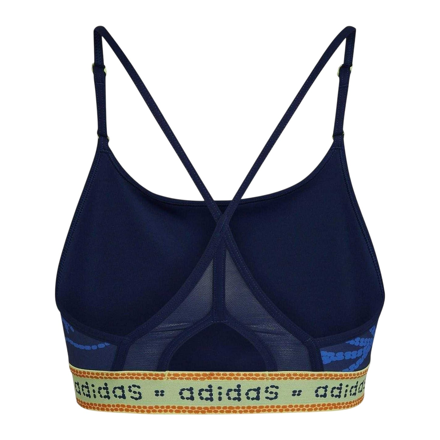 Blue - Back - Adidas Womens-Ladies Farm Sports Bra
