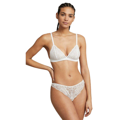 Ecru - Lifestyle - Ralph Lauren Womens-Ladies Triangle Lace Bralette