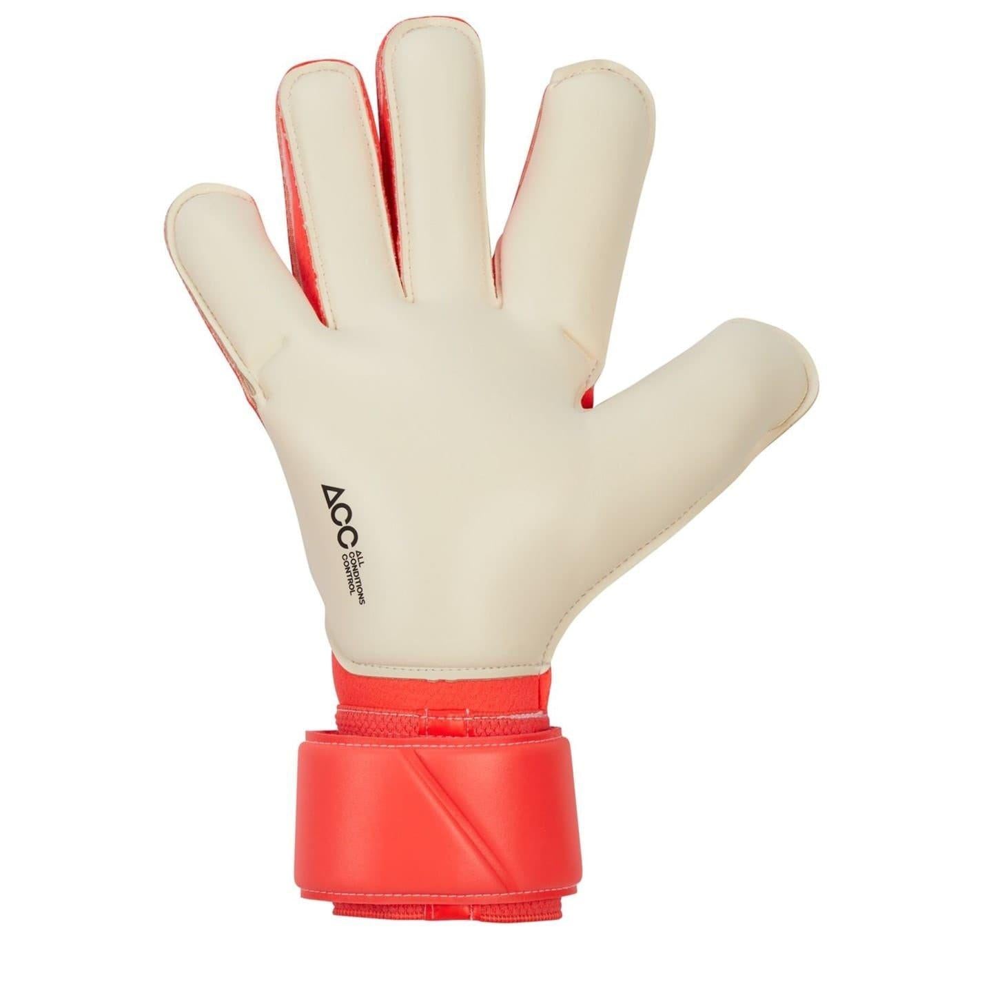 Red-Black - Back - Nike Unisex Adult Vapor Geometric Pattern Goalkeeper Gloves