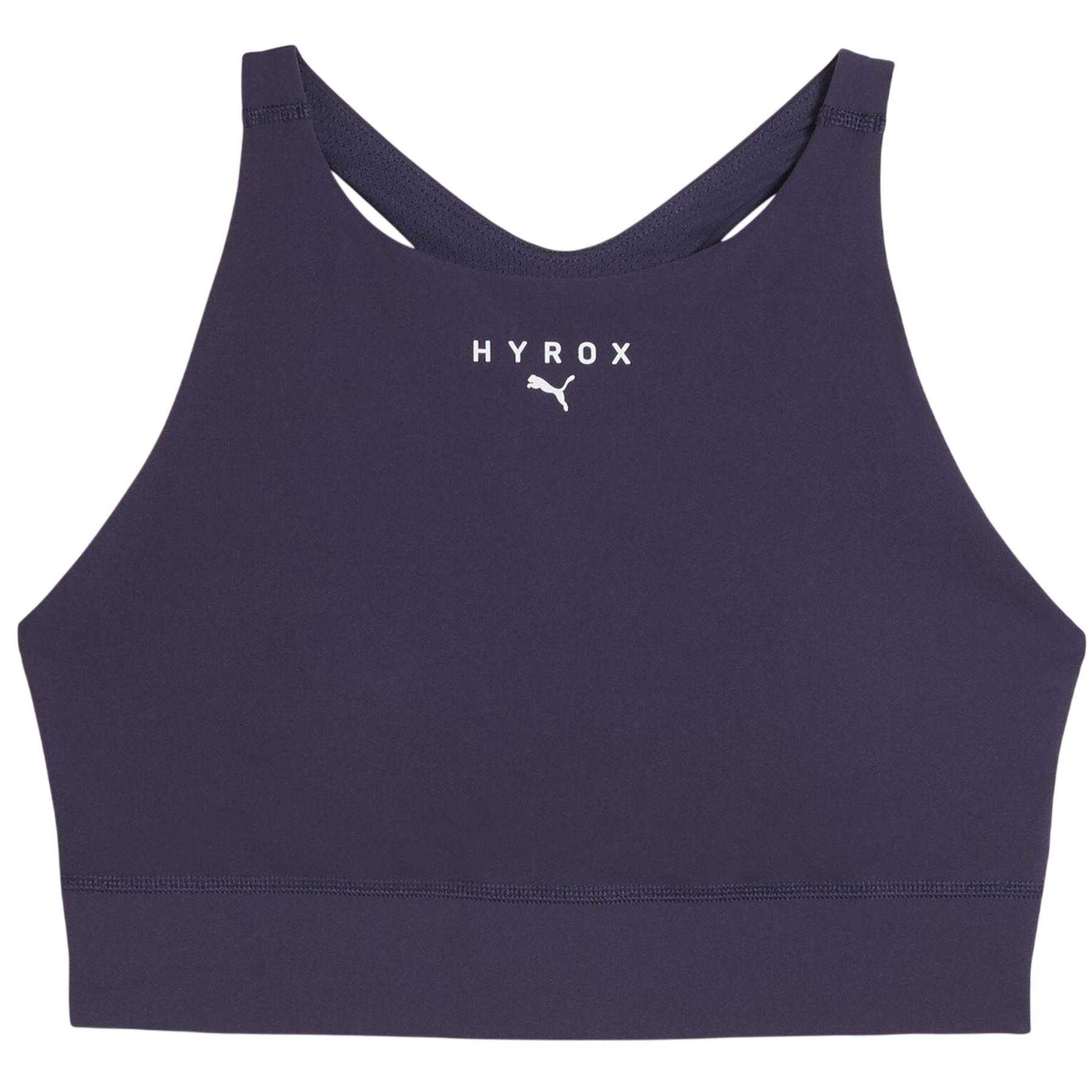 Deep Plum - Front - Puma Womens-Ladies Hyrox Shapeluxe Sports Bra
