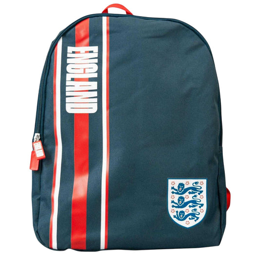 Blue - Front - England Cricket Crest Backpack