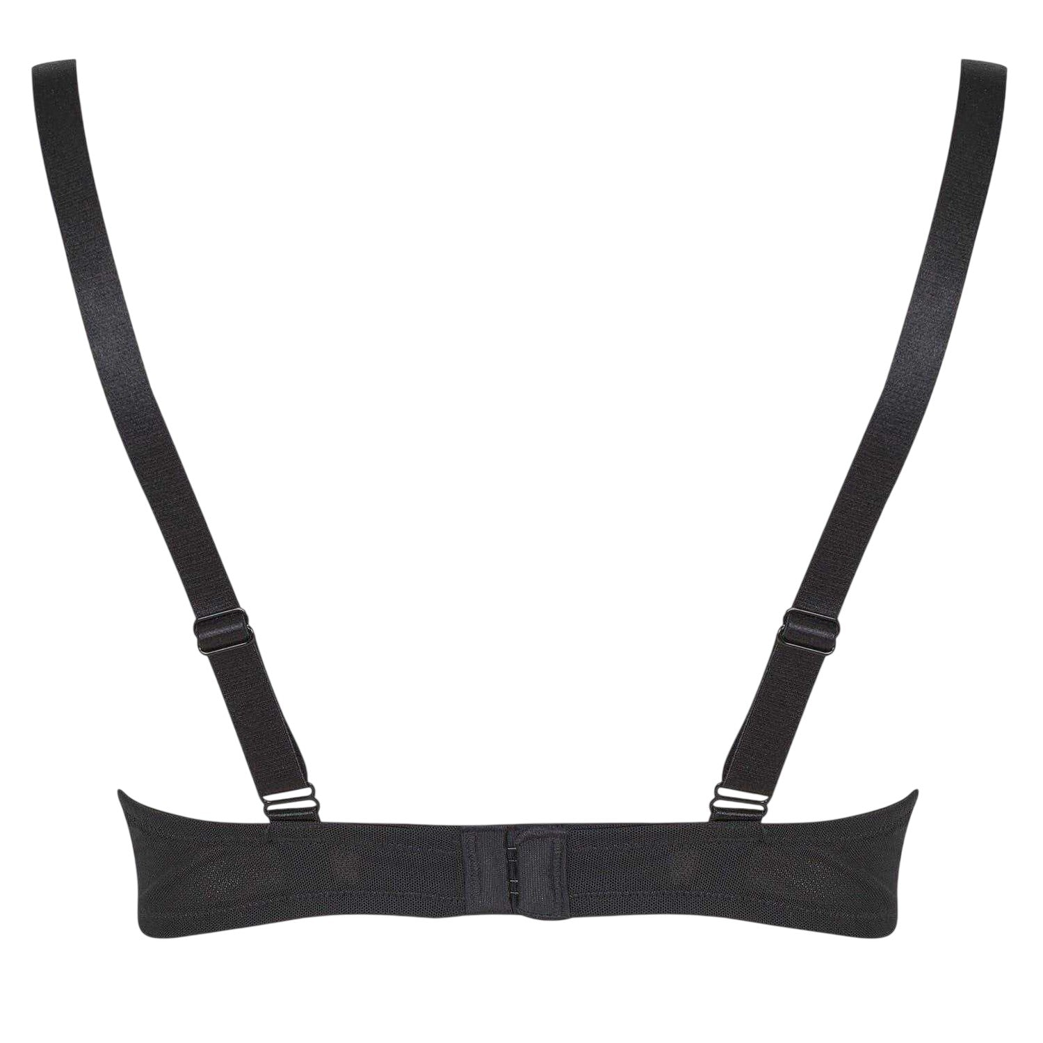 Black - Back - Wonderbra Womens-Ladies Floral Lace Bra