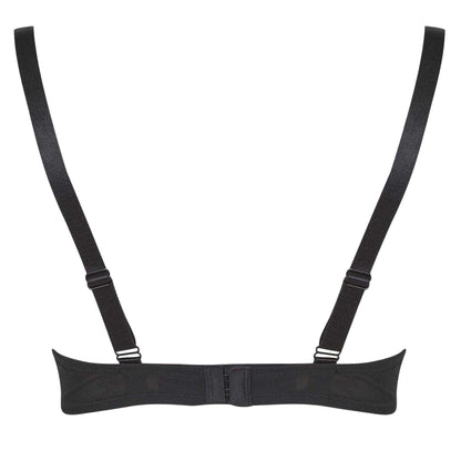 Black - Back - Wonderbra Womens-Ladies Floral Lace Bra