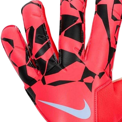 Red-Black - Side - Nike Unisex Adult Mercurial Geometric Pattern Goalkeeper Gloves