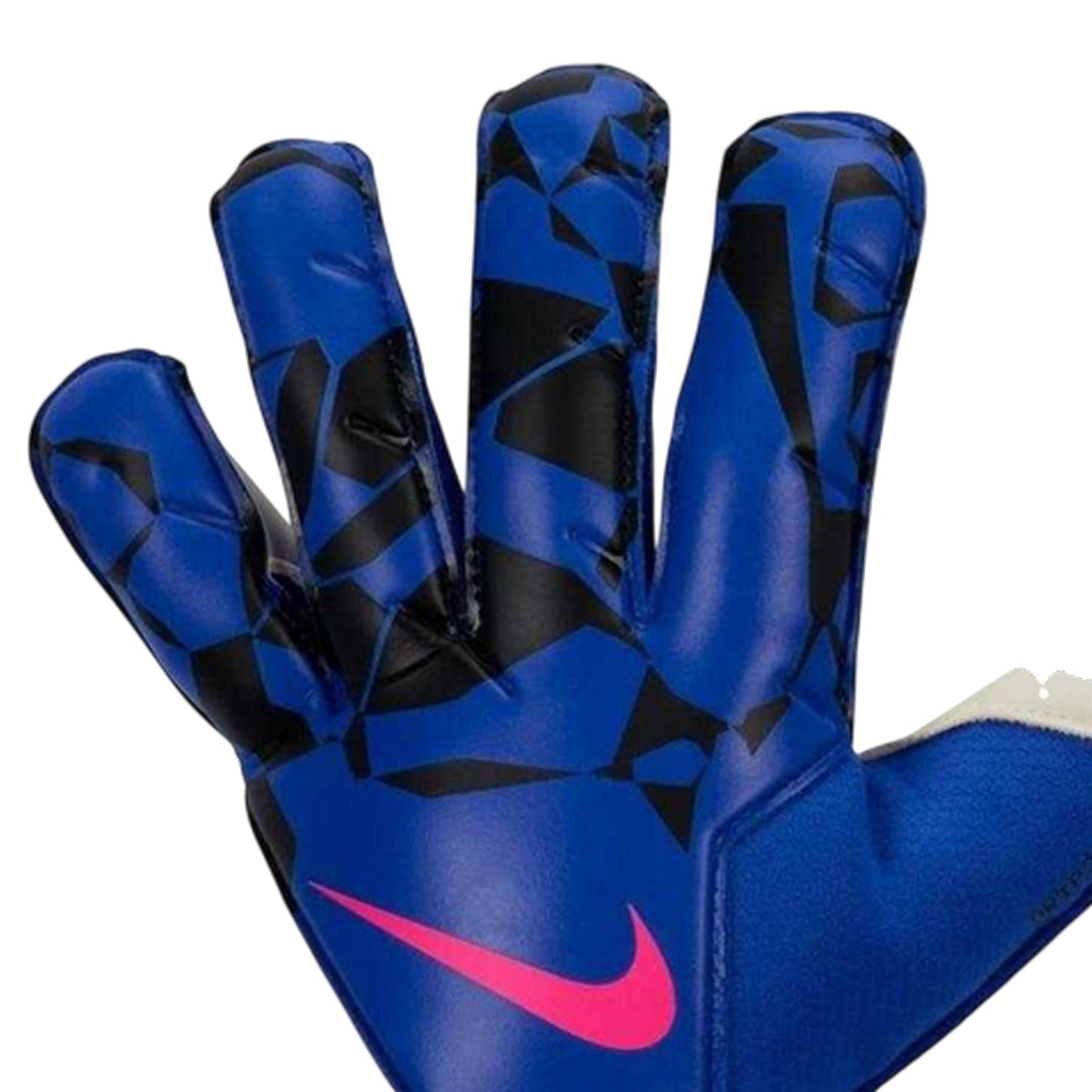 Blue-Black - Side - Nike Unisex Adult Mercurial Geometric Pattern Goalkeeper Gloves