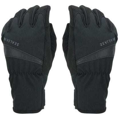 Black - Lifestyle - Seals Womens-Ladies Suede Cycling Gloves