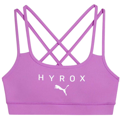 Orchid - Front - Puma Womens-Ladies Hyrox Move Strappy Sports Bra