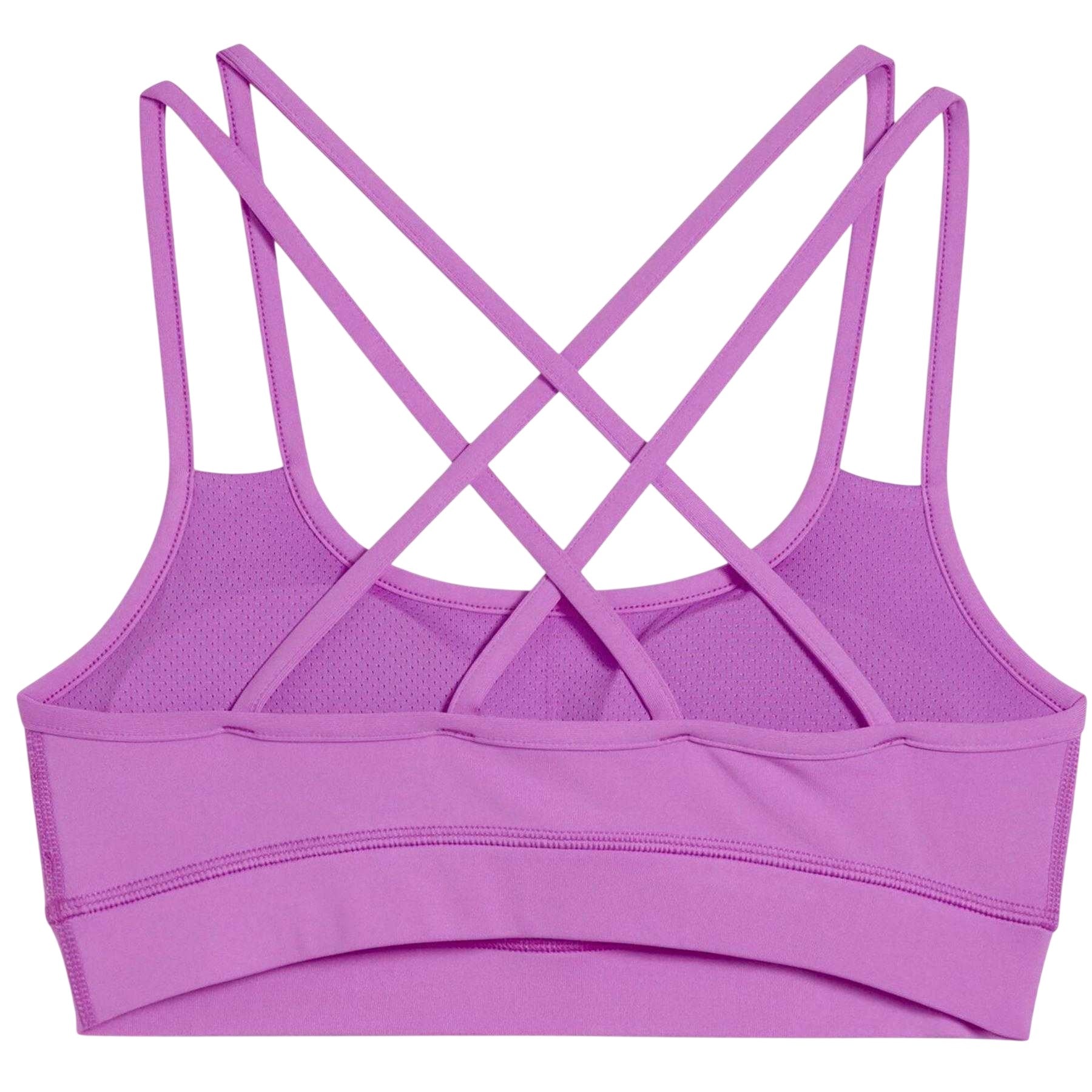 Orchid - Back - Puma Womens-Ladies Hyrox Move Strappy Sports Bra