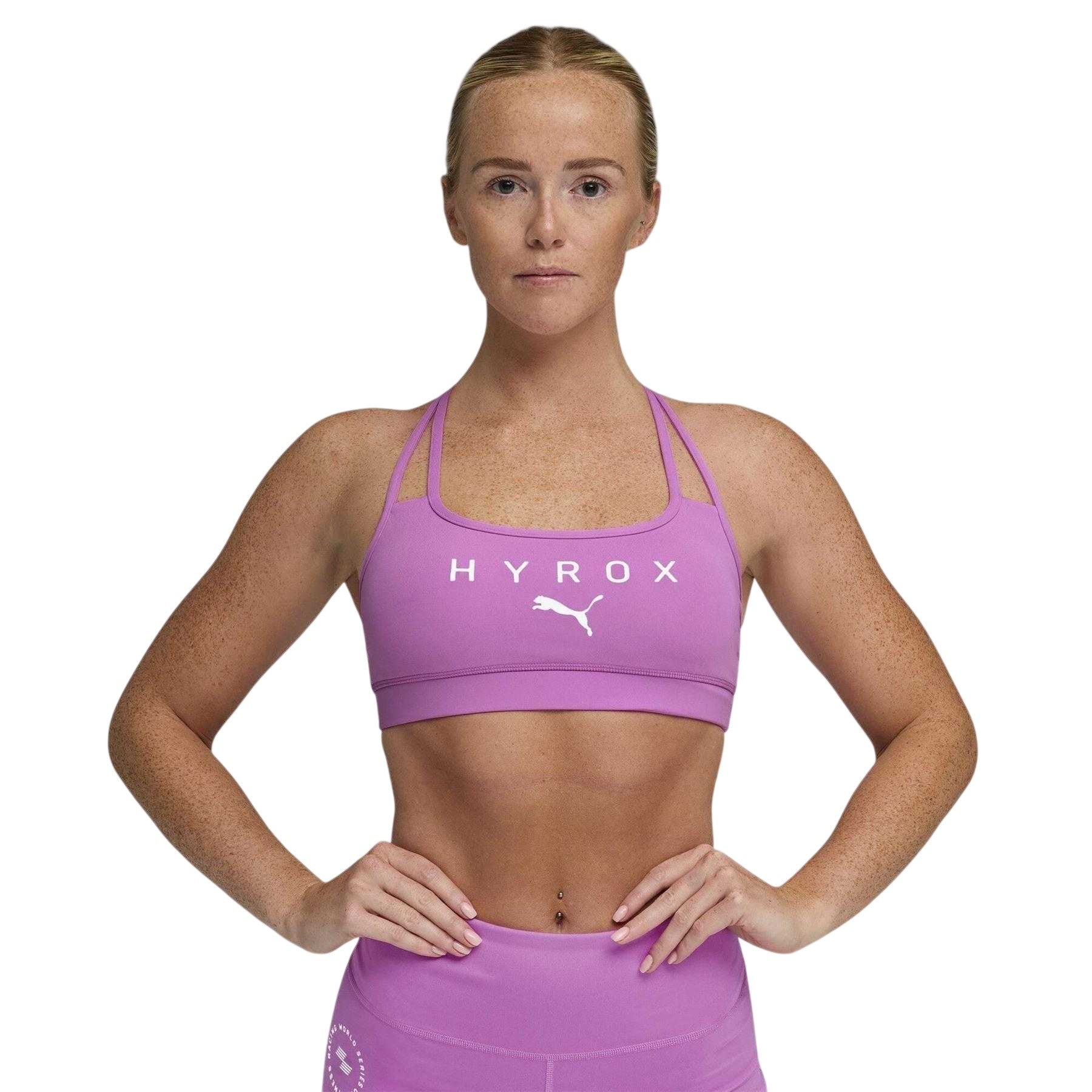 Orchid - Lifestyle - Puma Womens-Ladies Hyrox Move Strappy Sports Bra