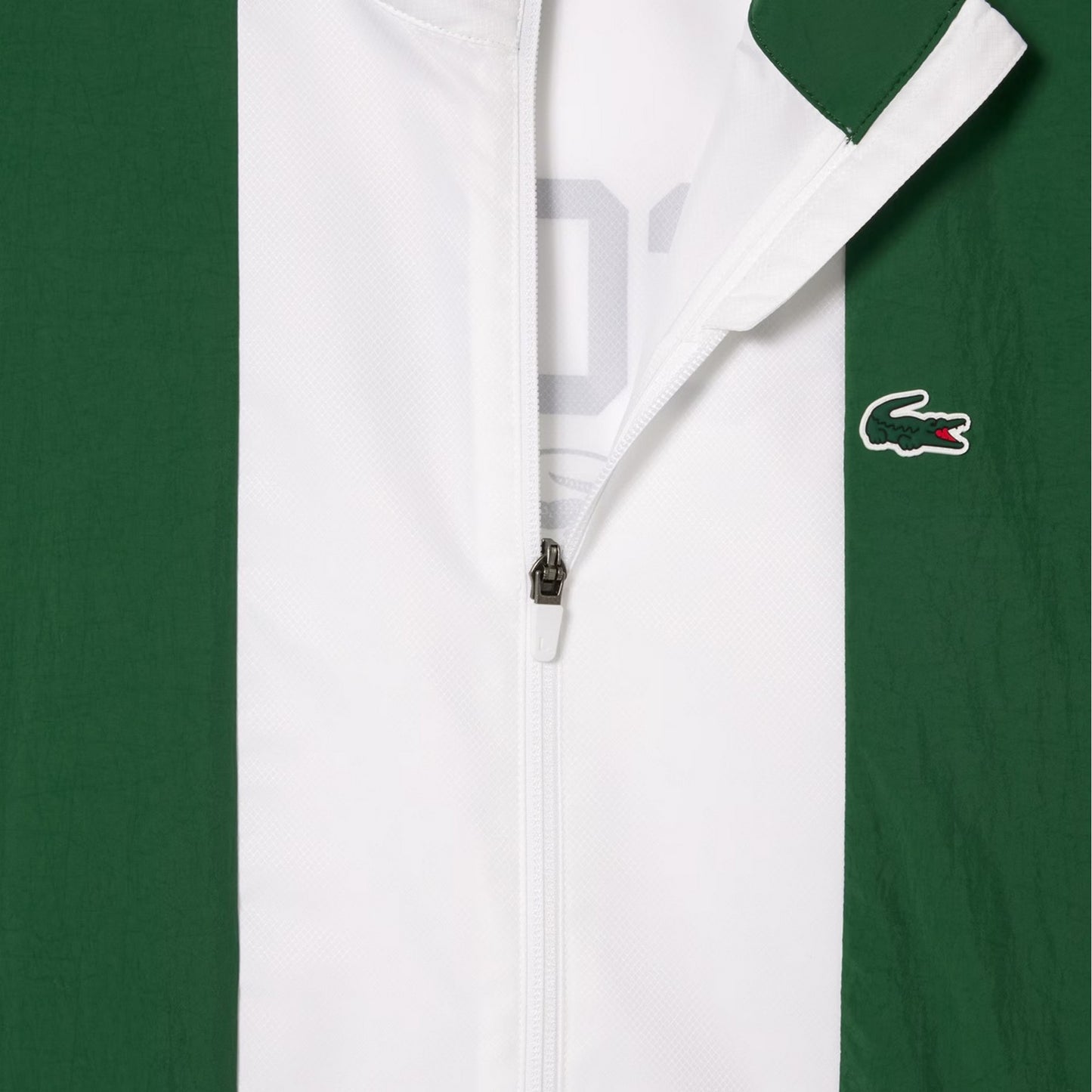Green-White - Side - Lacoste Childrens-Kids Logo Regular Track Jacket