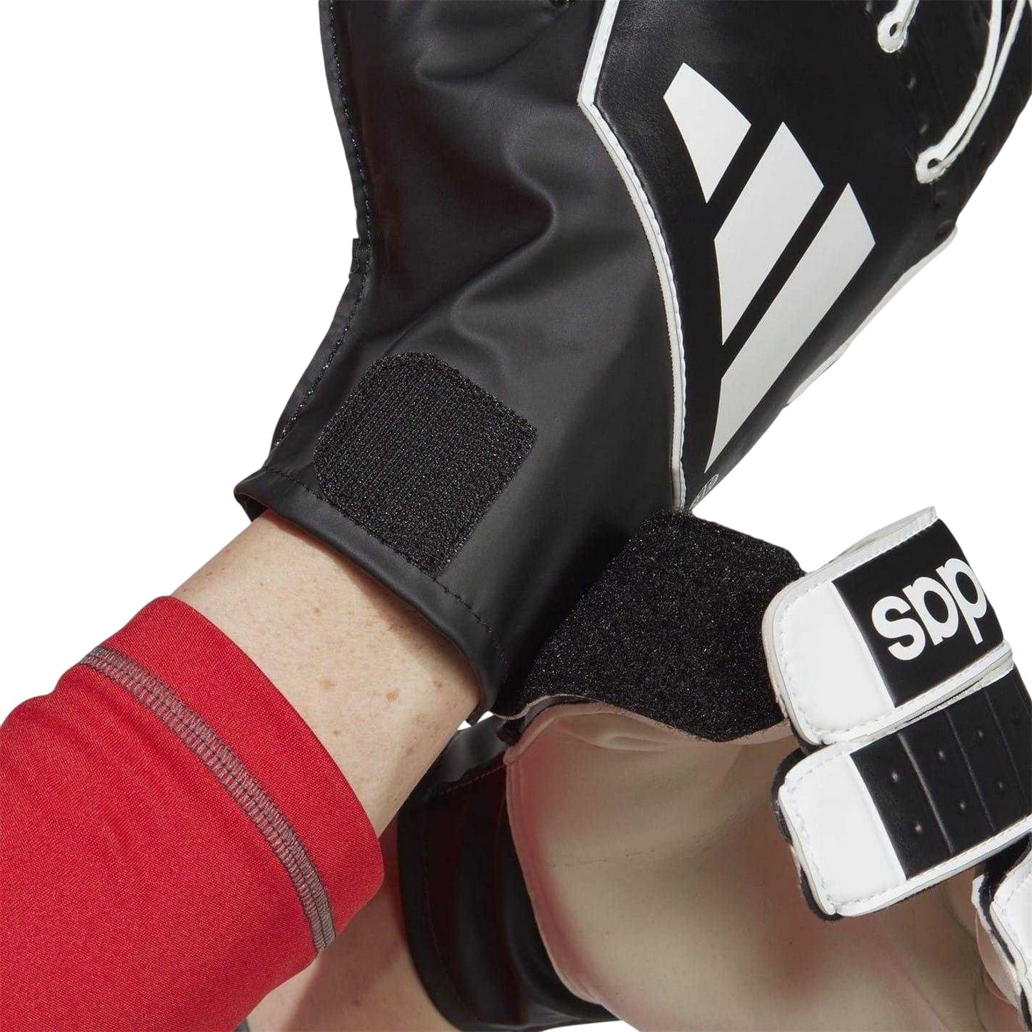 Black-White - Lifestyle - Adidas Unisex Adult Tiro Club 3 Stripes Goalkeeper Gloves