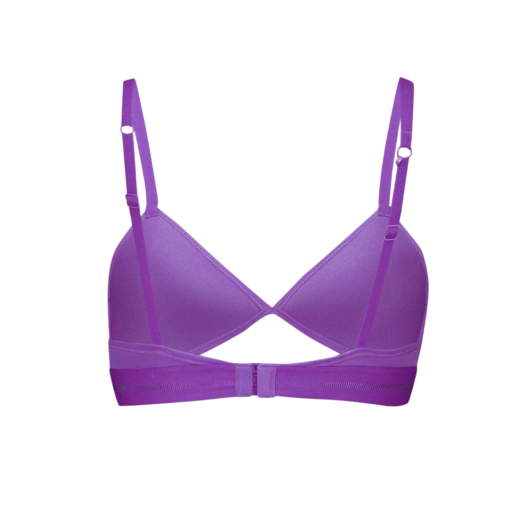 Astral Purple - Back - Puma Womens-Ladies Peek A Boo Bralette