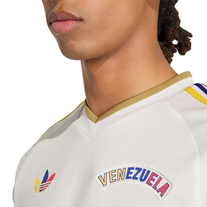 White-Red - Lifestyle - Adidas Unisex Adult Venezuela FIFA World Cup 26 Away Shirt
