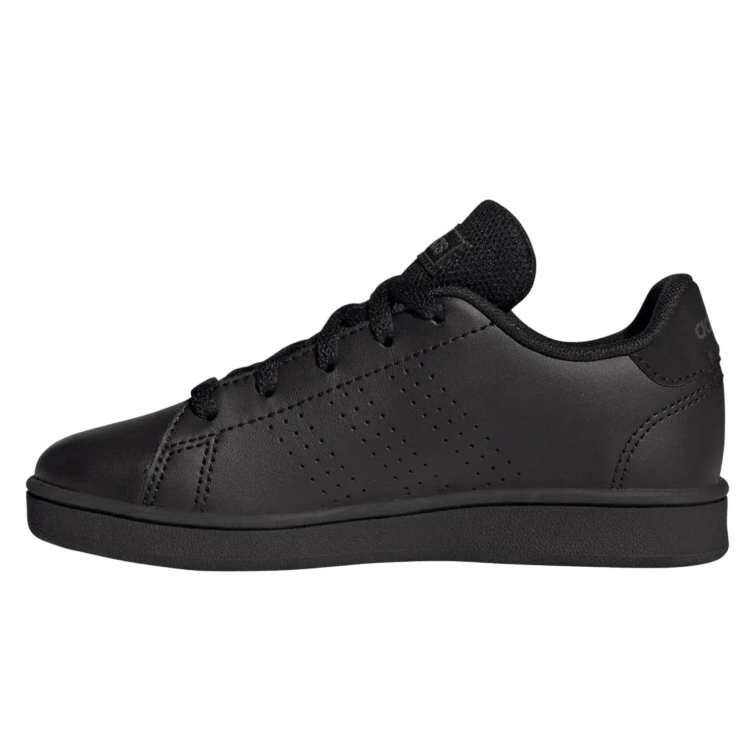 Black-Grey - Back - Adidas Childrens-Kids Advantage Trainers