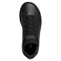 Black-Grey - Side - Adidas Childrens-Kids Advantage Trainers