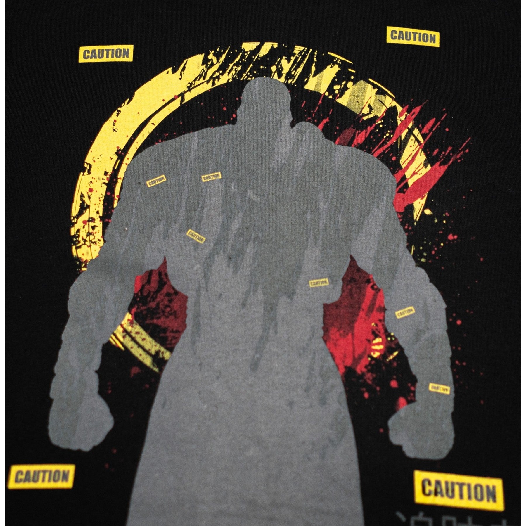 Black - Side - Resident Evil Unisex Adult S.T.A.R.S. Nemesis (The Resident Evil Character) T-Shirt