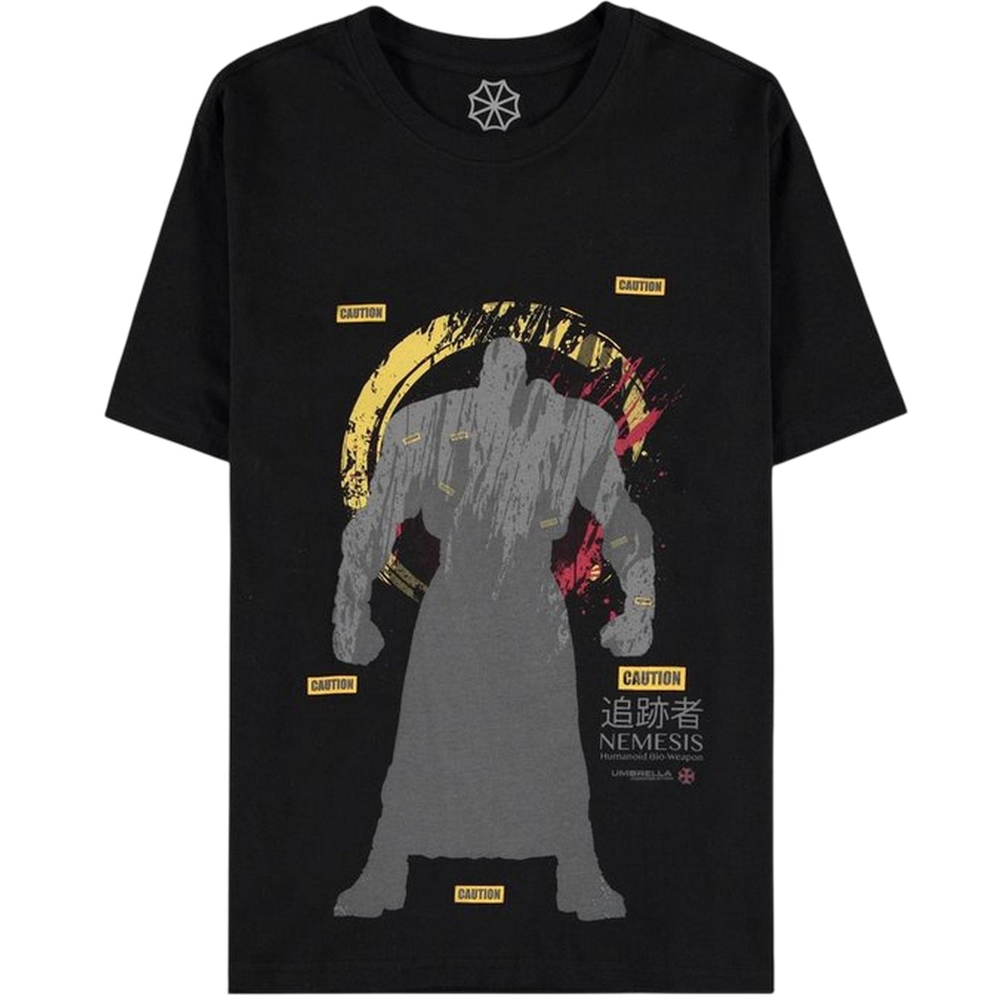 Black - Front - Resident Evil Unisex Adult S.T.A.R.S. Nemesis (The Resident Evil Character) T-Shirt