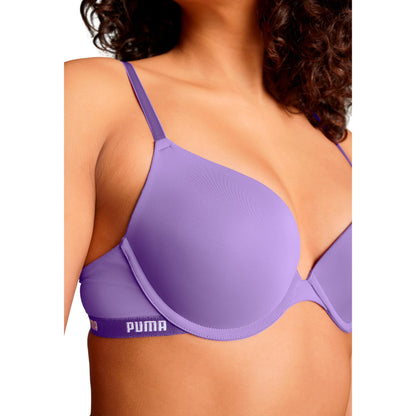 Astral Purple - Side - Puma Womens-Ladies Push Up Bra
