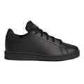 Black-Grey - Front - Adidas Childrens-Kids Advantage Trainers