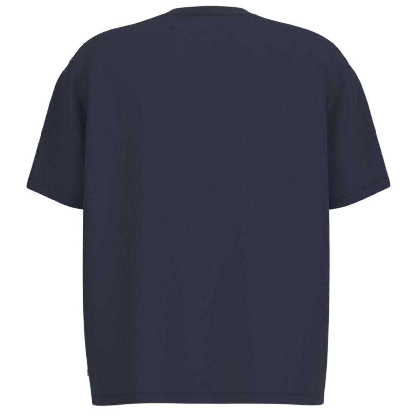 Ocean Blue - Back - Guess Mens Oval Logo T-Shirt