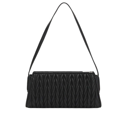 Dark Brown - Back - Hugo Chris 2.0 Ma Textured Faux Leather Hobo Bag