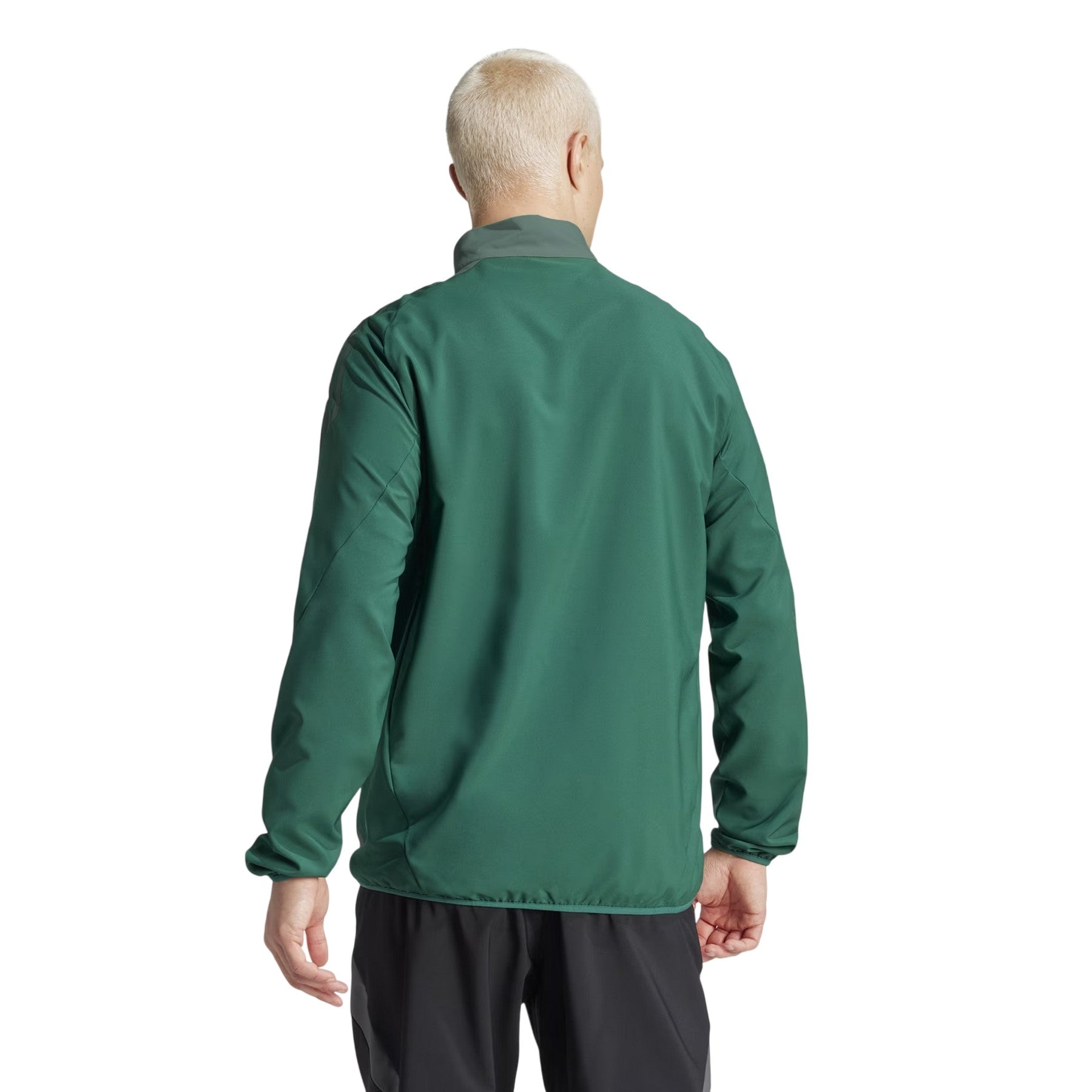 Dark Green - Back - Adidas Mens Tiro 24 Raglan Track Jacket