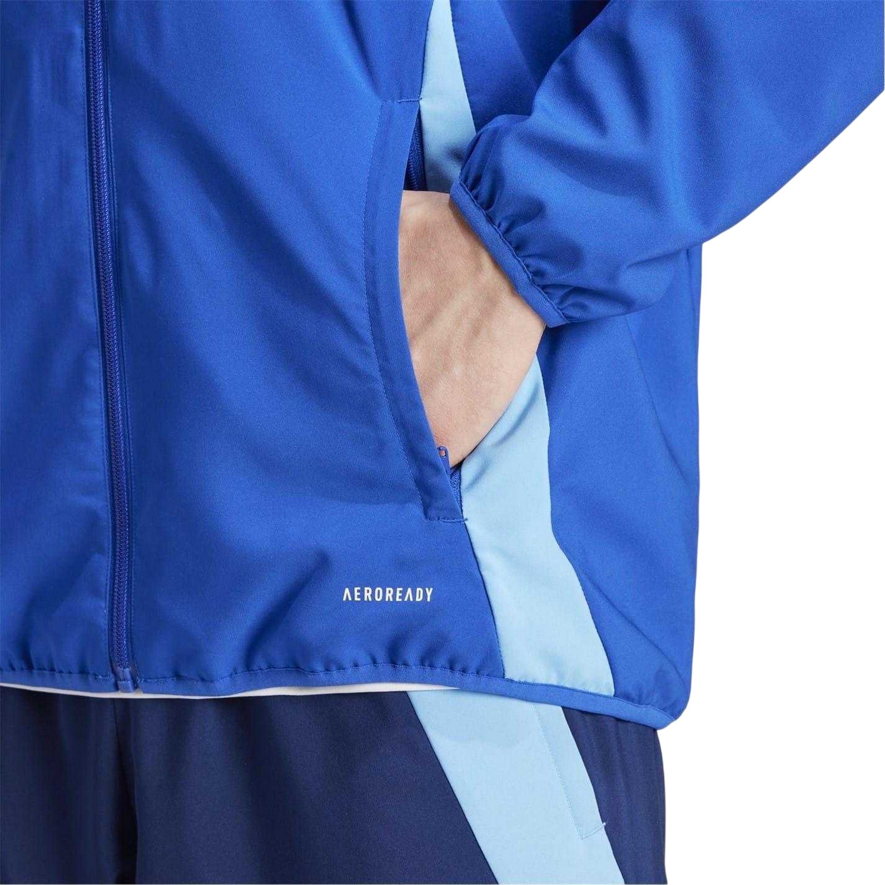 Royal Blue - Side - Adidas Mens Tiro 24 Raglan Track Jacket