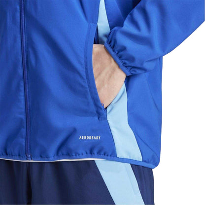 Royal Blue - Side - Adidas Mens Tiro 24 Raglan Track Jacket