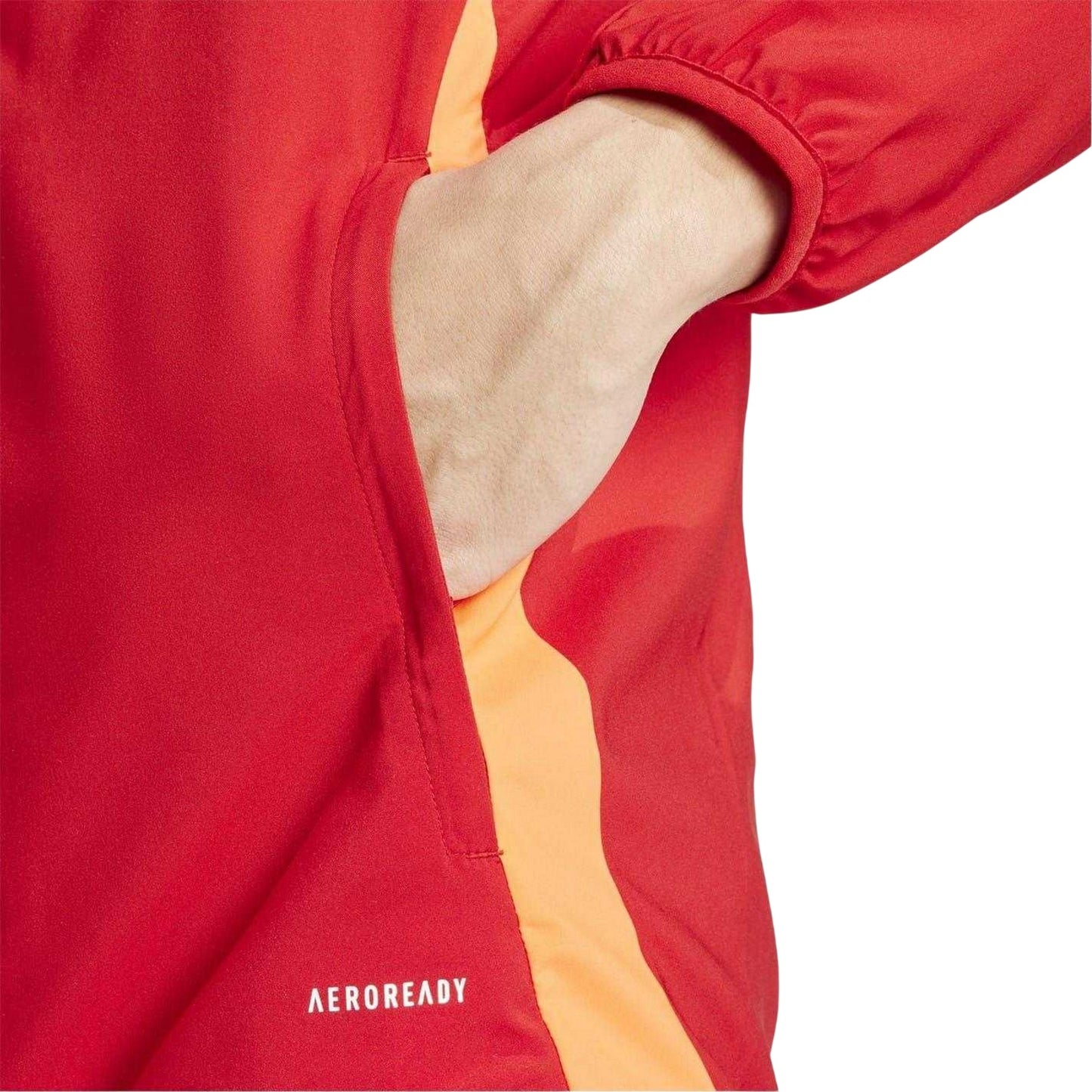 Team Power Red - Side - Adidas Mens Tiro 24 Raglan Track Jacket
