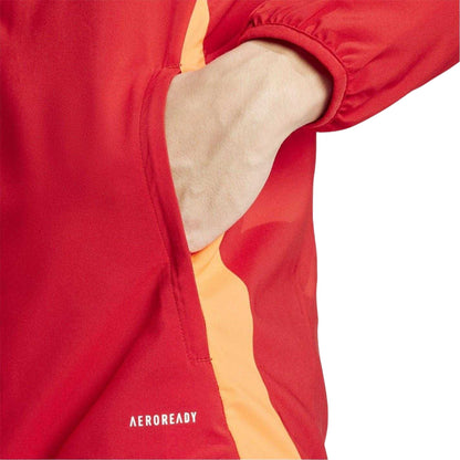 Team Power Red - Side - Adidas Mens Tiro 24 Raglan Track Jacket