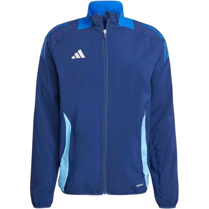 Navy Blue - Front - Adidas Mens Tiro 24 Raglan Track Jacket