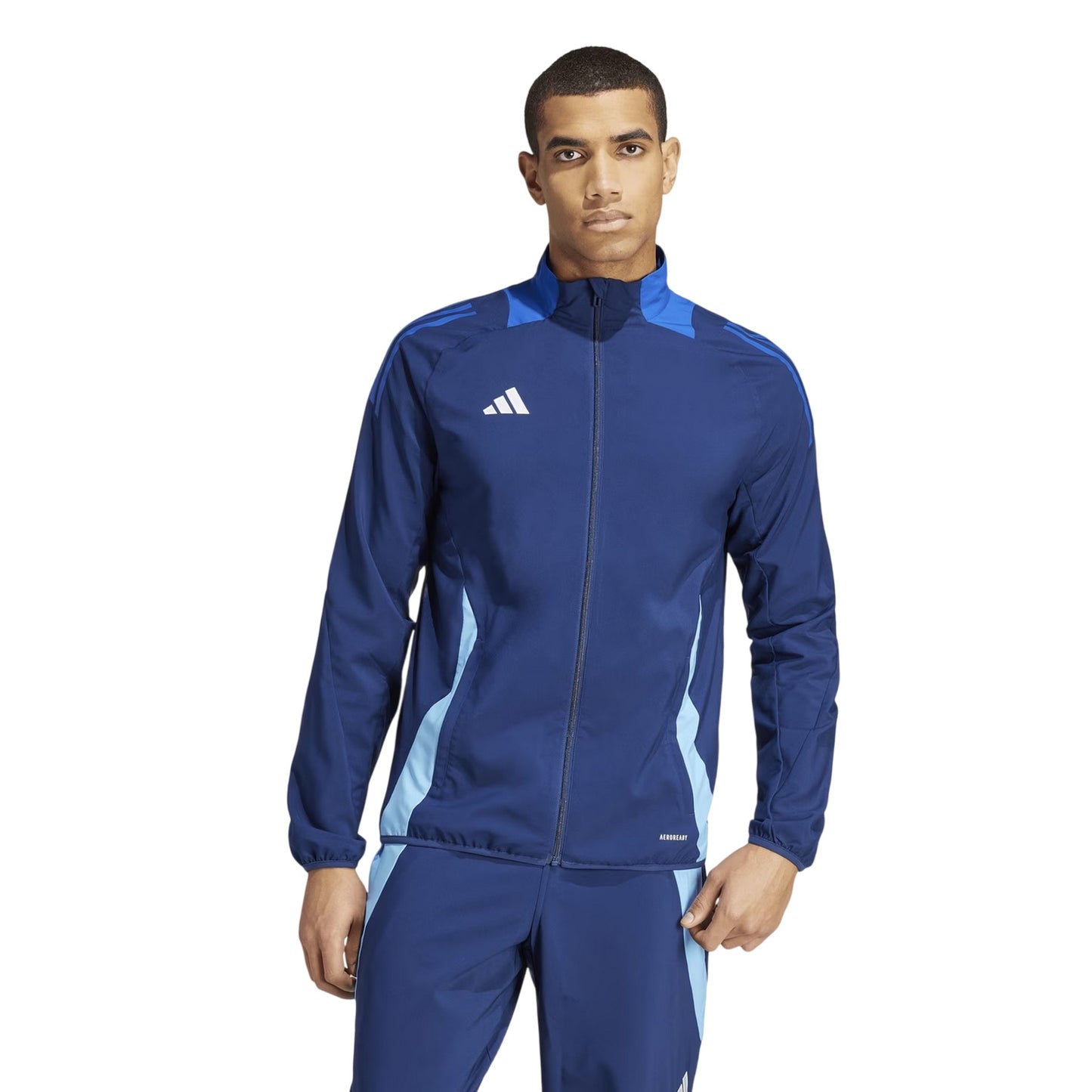 Navy Blue - Lifestyle - Adidas Mens Tiro 24 Raglan Track Jacket