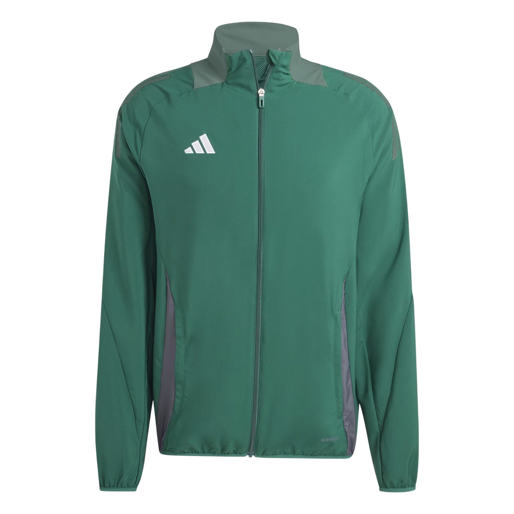 Dark Green - Front - Adidas Mens Tiro 24 Raglan Track Jacket