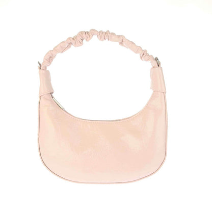 Pink - Back - Valentino Womens-Ladies Patent Leather Shoulder Bag