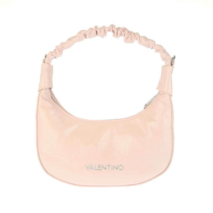 Pink - Front - Valentino Womens-Ladies Patent Leather Shoulder Bag