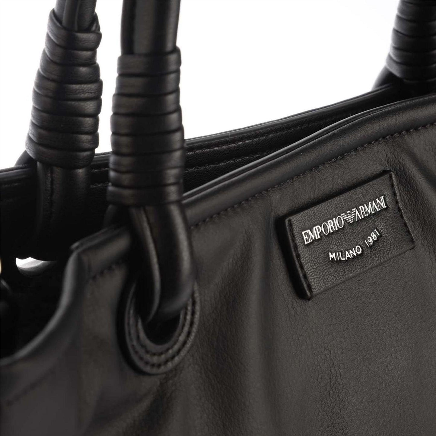 Black - Pack Shot - Emporio Armani EA7 Milano Tote Bag