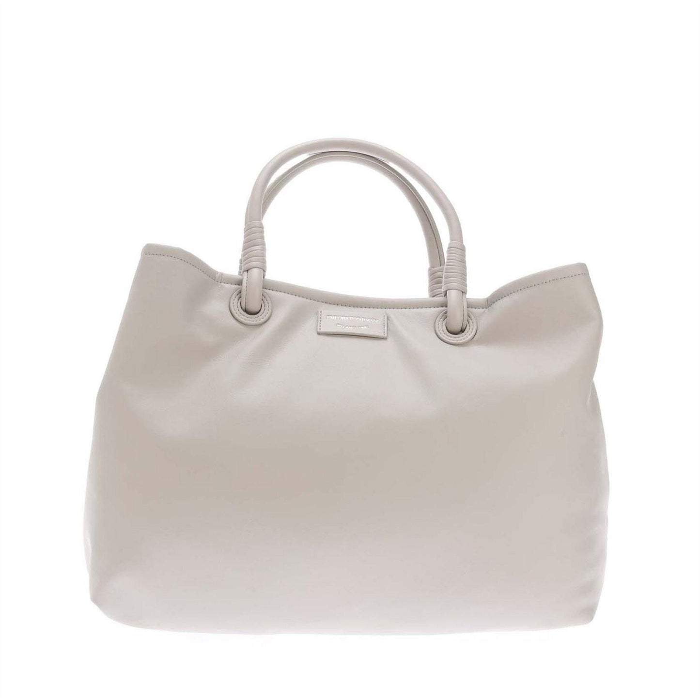 Grey - Front - Emporio Armani EA7 Milano Tote Bag