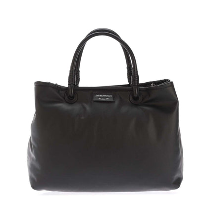 Black - Front - Emporio Armani EA7 Milano Tote Bag
