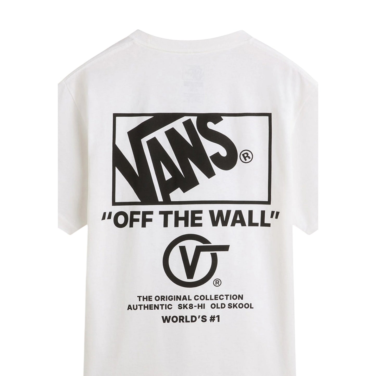 White - Side - Vans Mens Off The Wall Graphic Print T-Shirt